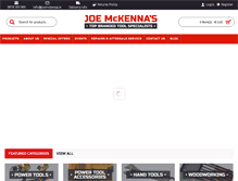 Tablet Screenshot of joemckenna.ie
